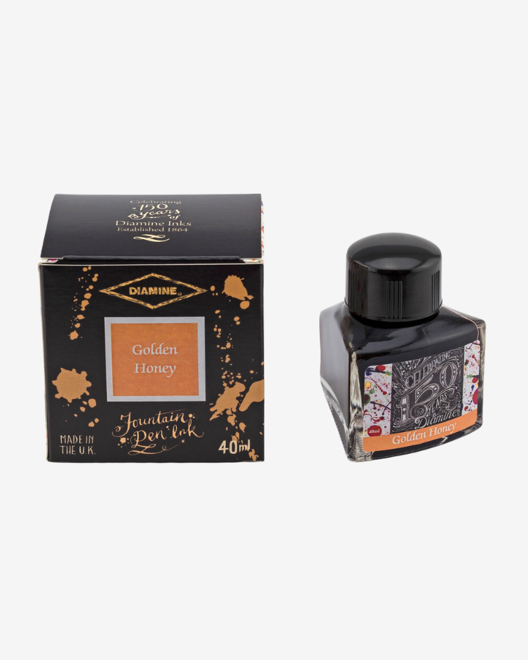 Diamine 150th Anniversary Fountain Pen Ink - Golden Honey