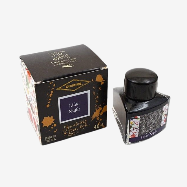 Diamine 150th Anniversary Fountain Pen Ink - Lilac Night