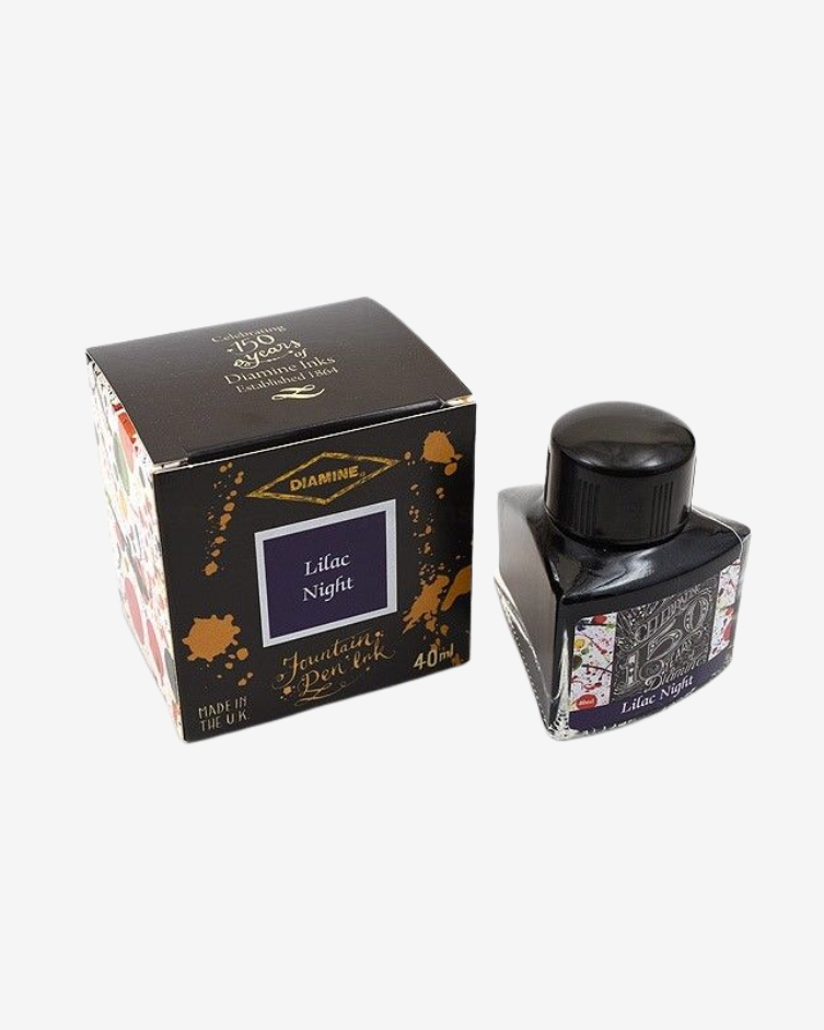 Diamine 150th Anniversary Fountain Pen Ink - Lilac Night