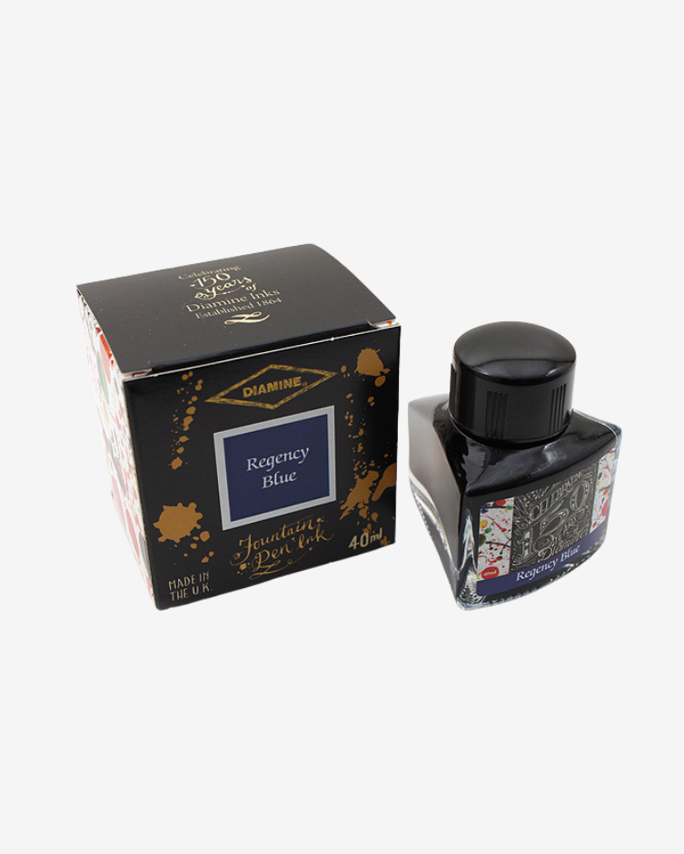 Diamine 150th Anniversary Fountain Pen Ink - Regency Blue