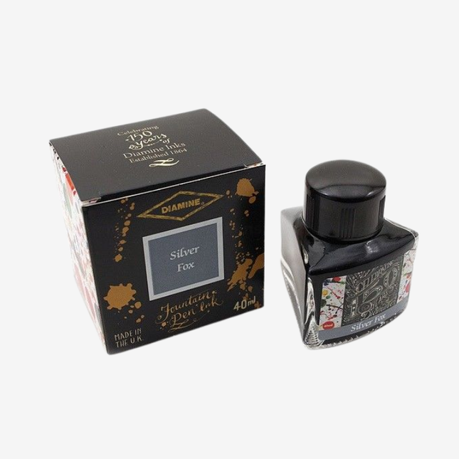 Diamine 150th Anniversary Fountain Pen Ink - Silver Fox