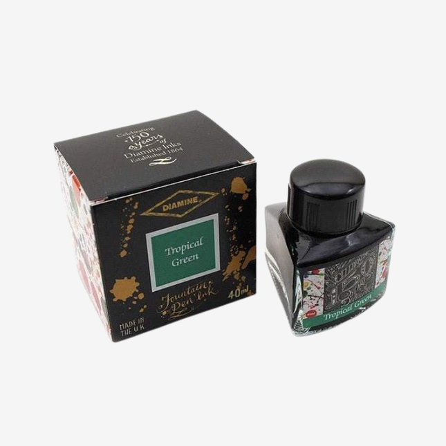 Diamine 150th Anniversary Fountain Pen Ink - Tropical Green