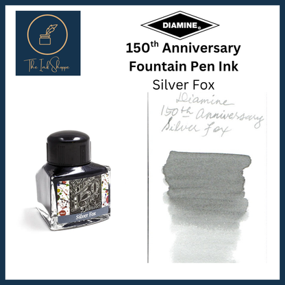 Diamine 150th Anniversary Fountain Pen Ink - Silver Fox
