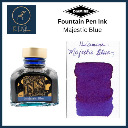 Diamine Fountain Pen Ink - Majestic Blue