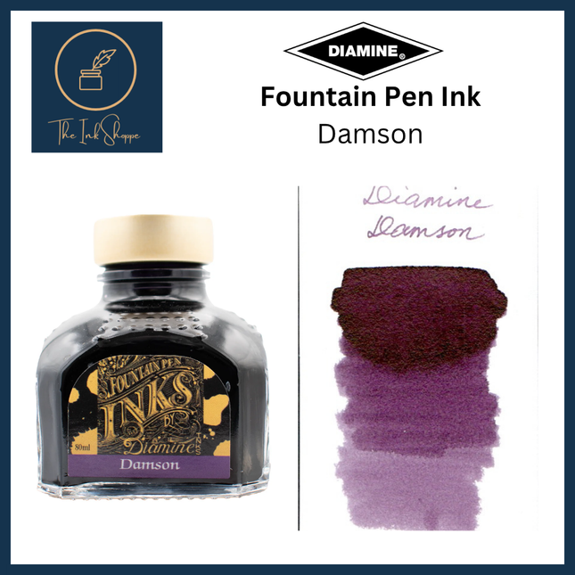 Diamine Fountain Pen Ink - Damson