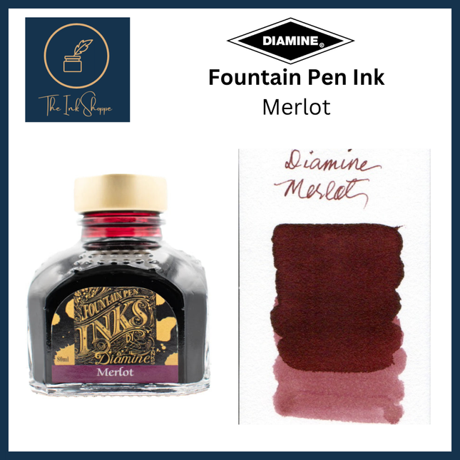 Diamine Fountain Pen Ink - Merlot