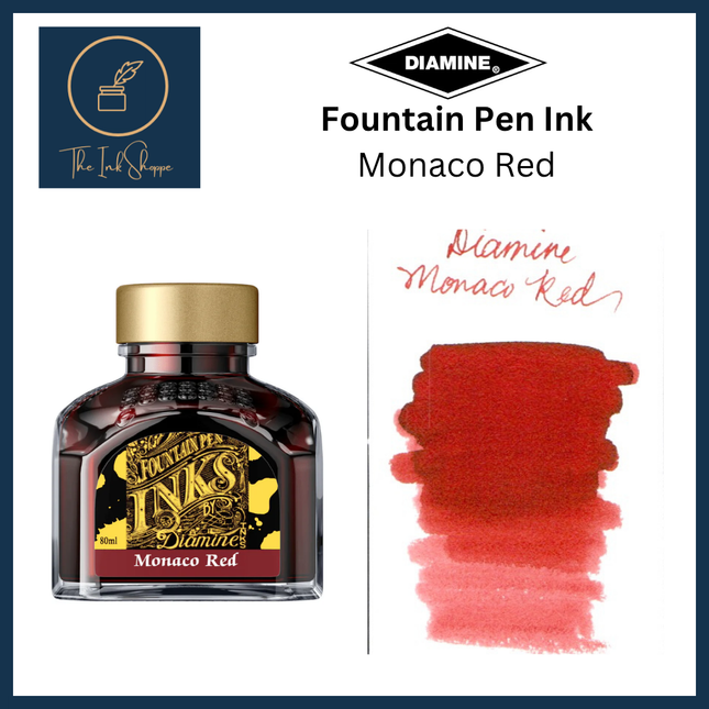 Diamine Fountain Pen Ink - Monaco Red