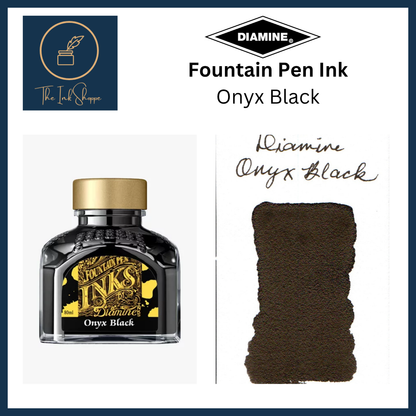 Diamine Fountain Pen Ink - Onyx Black