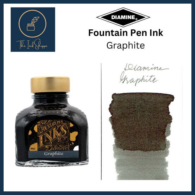Diamine Fountain Pen Ink - Graphite