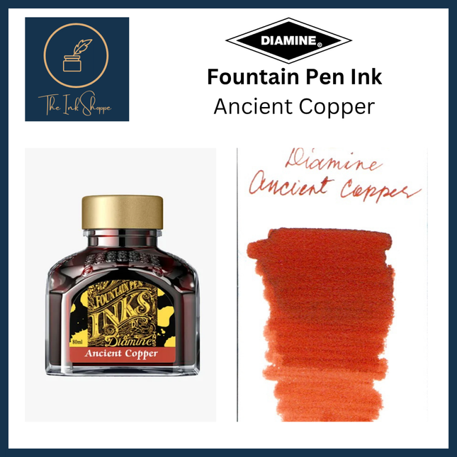 Diamine Fountain Pen Ink - Ancient Copper