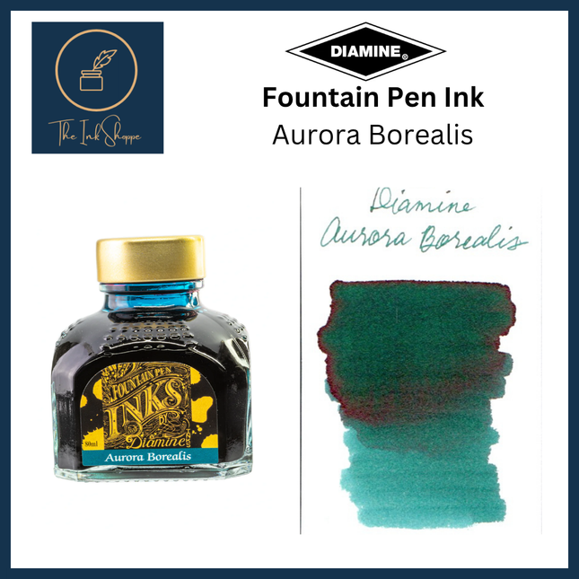 Diamine Fountain Pen Ink - Aurora Borealis
