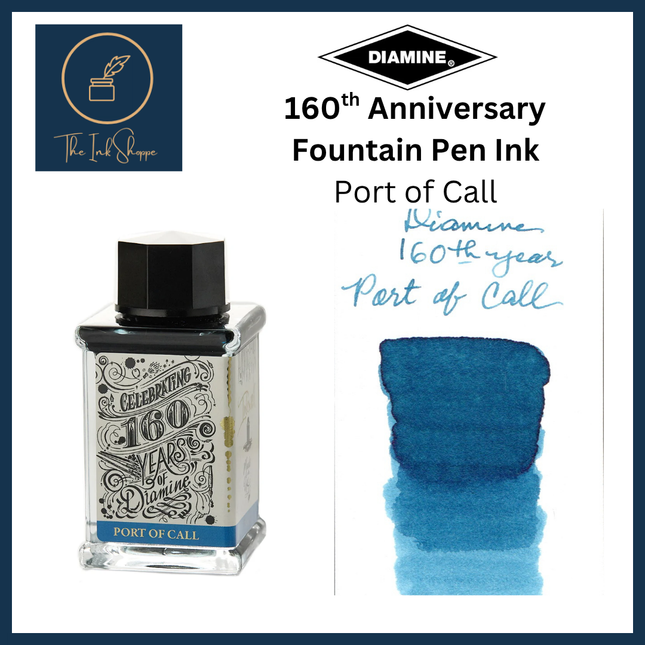 Diamine 160th Anniversary Fountain Pen Ink - Port of Call