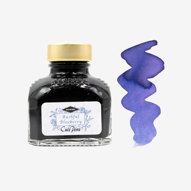 Diamine x Cult Pens Fountain Pen Ink - Bashful Blueberry