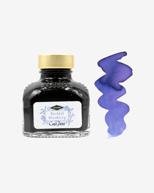 Diamine x Cult Pens Fountain Pen Ink - Bashful Blueberry