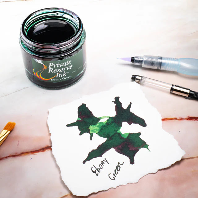 Private Reserve Ink Fountain Pen Ink - Ebony Green