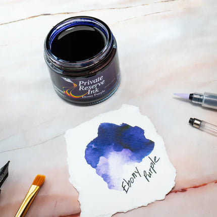 Private Reserve Ink Fountain Pen Ink - Ebony Purple