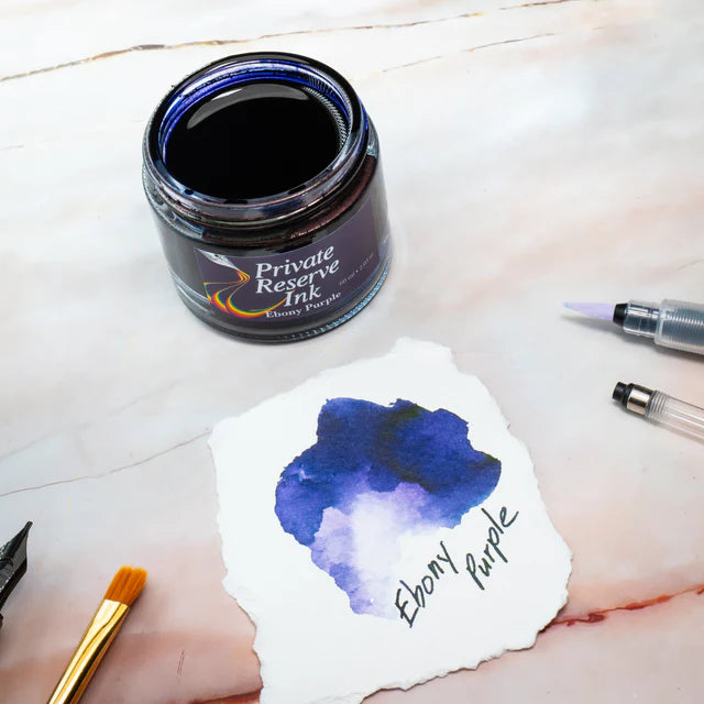 Private Reserve Ink Fountain Pen Ink - Ebony Purple