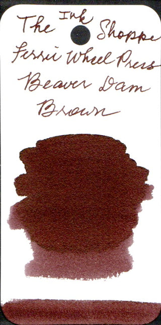 Ferris Wheel Press Fountain Pen Ink - Beaver Dam Brown - The Ink Shoppe Philippines