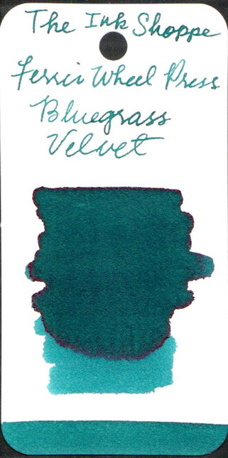 Ferris Wheel Press Fountain Pen Ink - Bluegrass Velvet - The Ink Shoppe Philippines