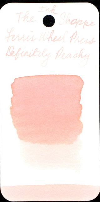 Ferris Wheel Press Fountain Pen Ink - Definitely Peachy - The Ink Shoppe Philippines