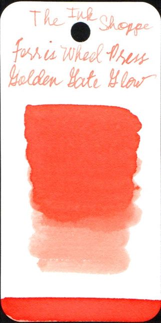 Ferris Wheel Press Fountain Pen Ink - Golden Gate Glow - The Ink Shoppe Philippines