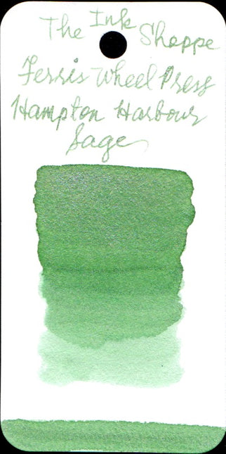 Ferris Wheel Press Fountain Pen Ink - Hampton Harbour Sage - The Ink Shoppe Philippines