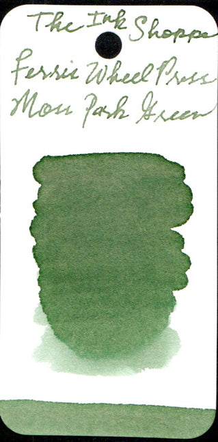 Ferris Wheel Press Fountain Pen Ink - Moss Park Green - The Ink Shoppe Philippines
