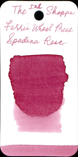 Ferris Wheel Press Fountain Pen Ink - Spadina Rose - The Ink Shoppe Philippines