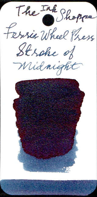 Ferris Wheel Press Fountain Pen Ink - Stroke of Midnight - The Ink Shoppe Philippines