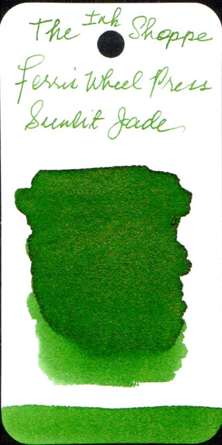 Ferris Wheel Press x Fête Chinoise Fountain Pen Ink - Sunlit Jade - The Ink Shoppe Philippines