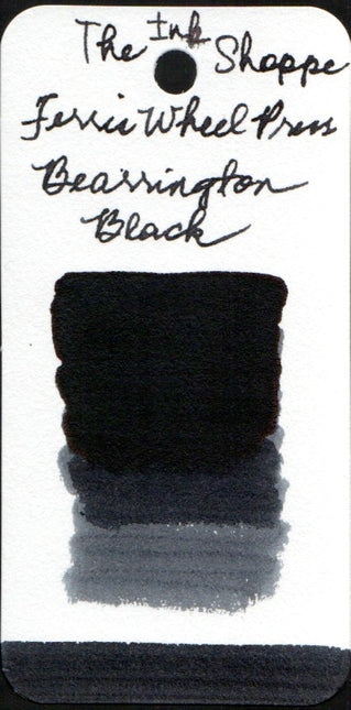 Ferris Wheel Press Fountain Pen Ink - Bearrington Black