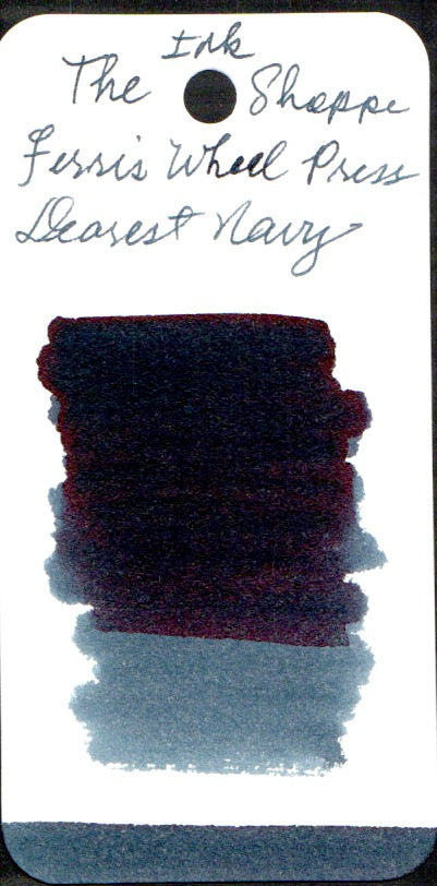 Ferris Wheel Press x Paper Tree Fountain Pen Ink - Dearest Navy