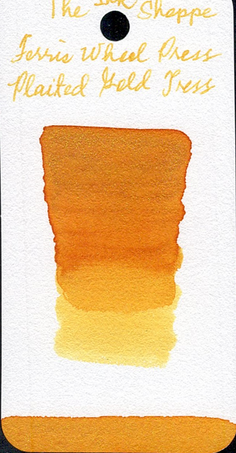 Ferris Wheel Press FerriTales Fountain Pen Ink - Plaited Gold Tress - The Ink Shoppe Philippines