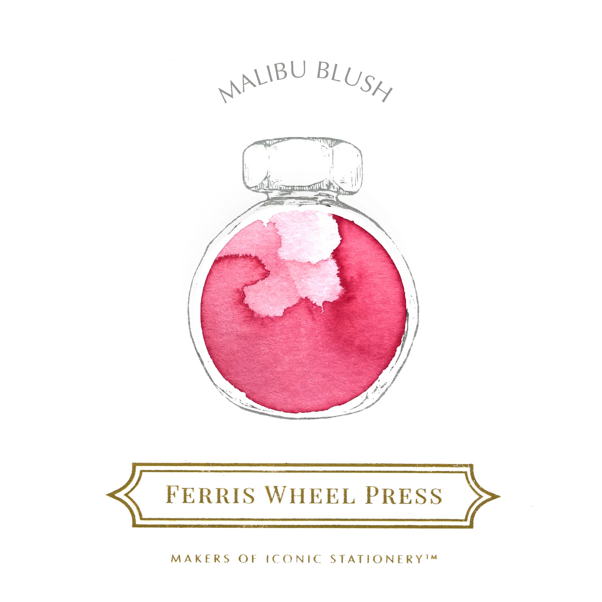 Ferris Wheel Press Fountain Pen Ink - Malibu Blush - The Ink Shoppe Philippines