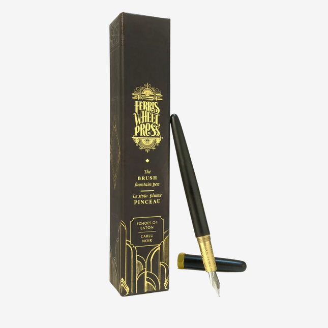 Ferris Wheel Press Brush Fountain Pen Limited Edition 2022 Echoes of Eaton Matte Black