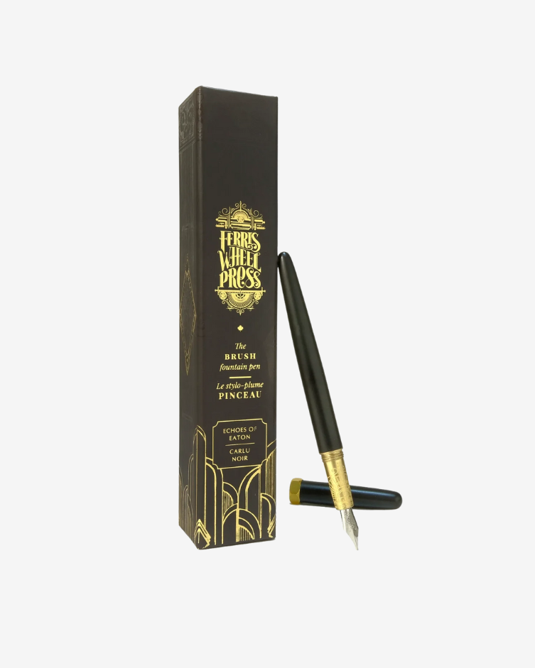 Ferris Wheel Press Brush Fountain Pen Limited Edition 2022 Echoes of Eaton Matte Black