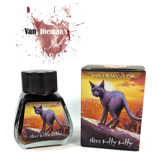 Van Dieman's Feline Fountain Pen Ink - Here Kitty Kitty