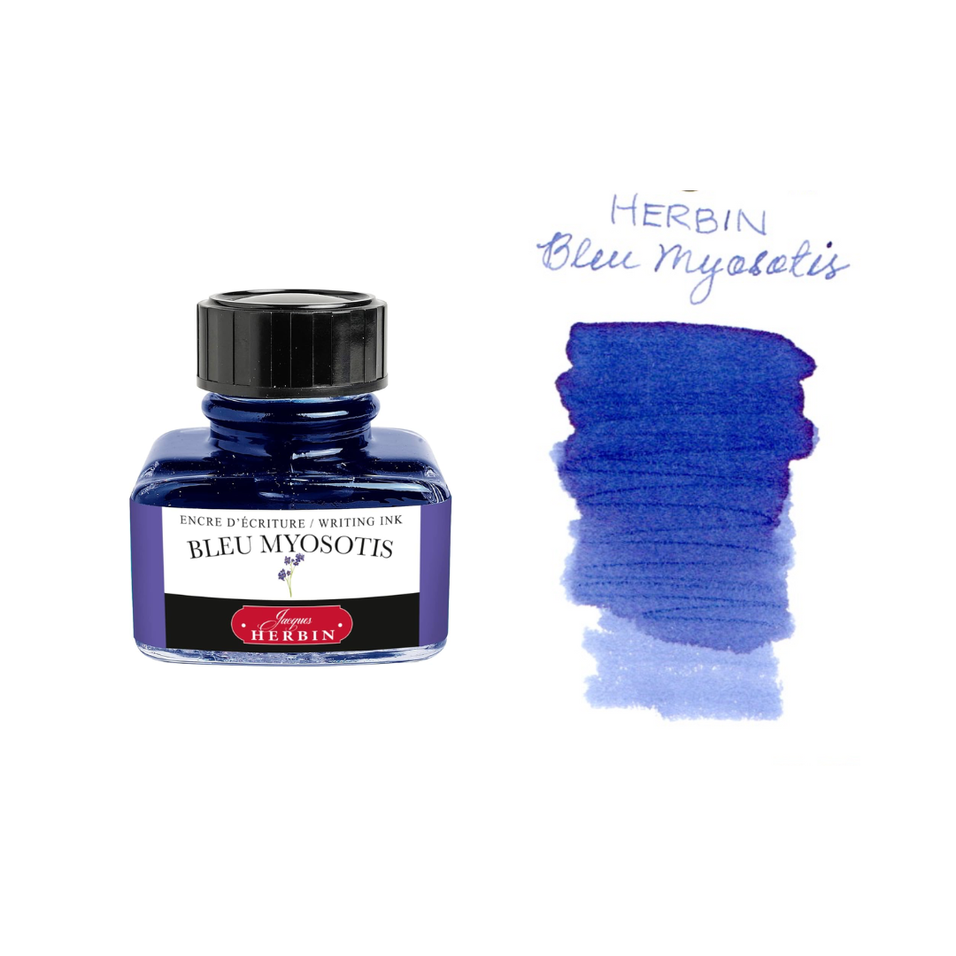 J. Herbin Fountain Pen Ink - Bleu Myosotis - The Ink Shoppe Philippines