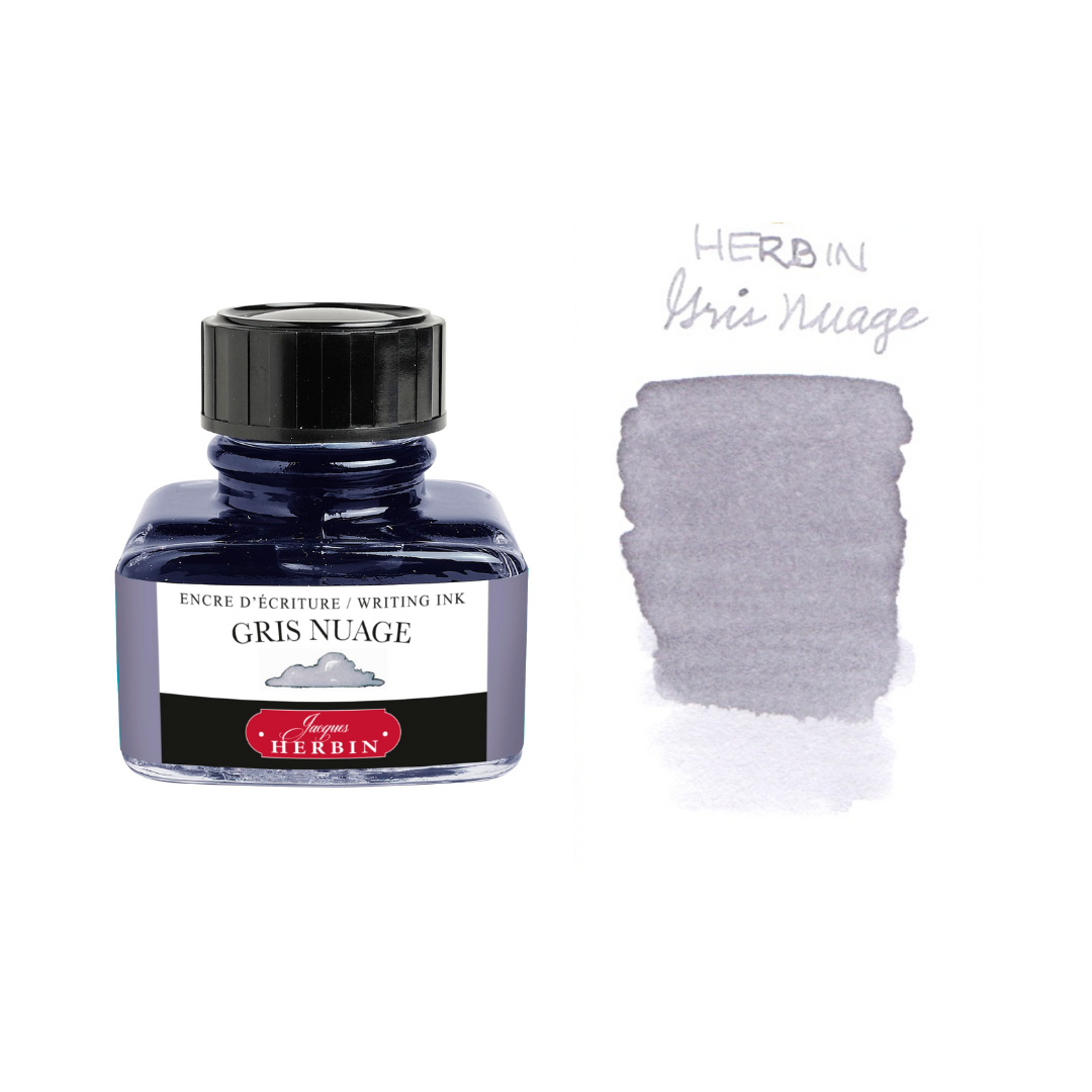 J. Herbin Fountain Pen Ink - Gris Nuage - The Ink Shoppe Philippines