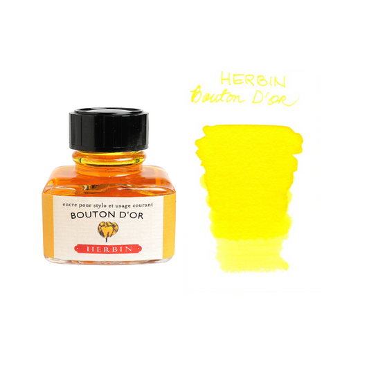 J. Herbin Fountain Pen Ink - Bouton D'Or - The Ink Shoppe Philippines