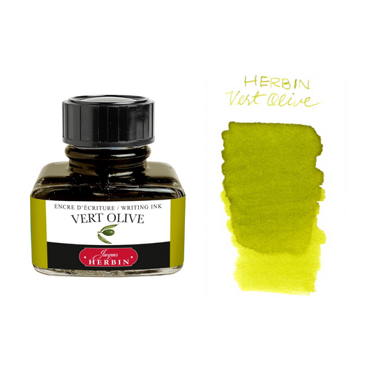 J. Herbin Fountain Pen Ink - Vert Olive - The Ink Shoppe Philippines