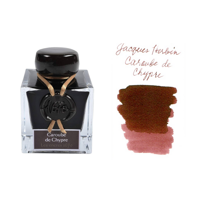 J. Herbin 1670 Collection Fountain Pen Ink - Caroube de Chypre - The Ink Shoppe Philippines