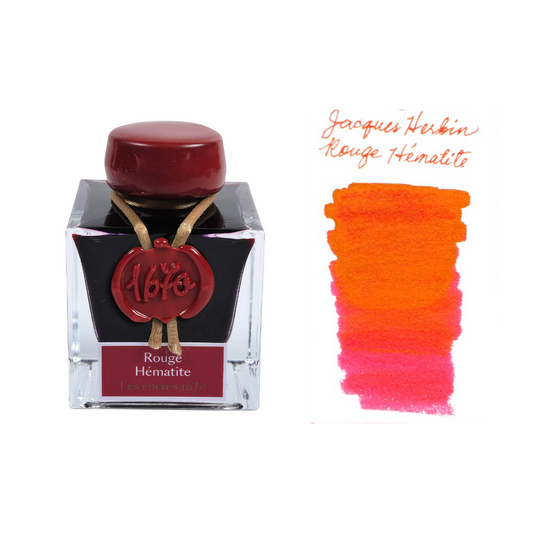 J. Herbin 1670 Collection Fountain Pen Ink - Rouge Hematite - The Ink Shoppe Philippines