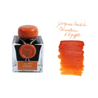 J. Herbin 1798 Collection Fountain Pen Ink - Cornaline d'Egypte - The Ink Shoppe Philippines