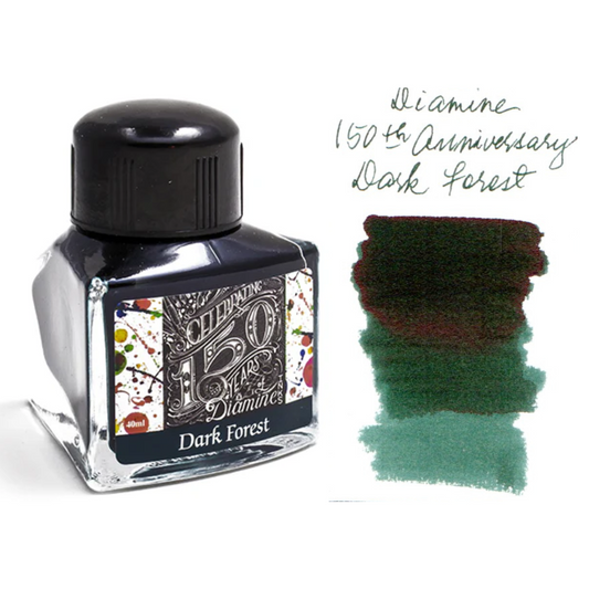 Diamine 150th Anniversary Fountain Pen Ink - Dark Forest