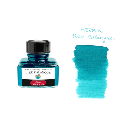 J. Herbin Fountain Pen Ink - Bleu Calanque - The Ink Shoppe Philippines