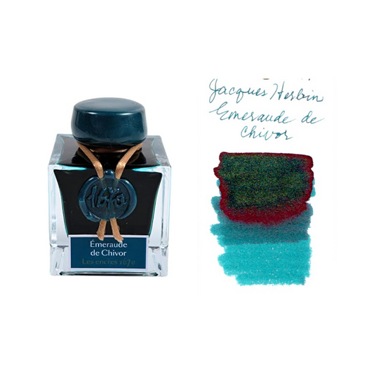 J. Herbin 1670 Collection Fountain Pen Ink - Emerald of Chivor - The Ink Shoppe Philippines