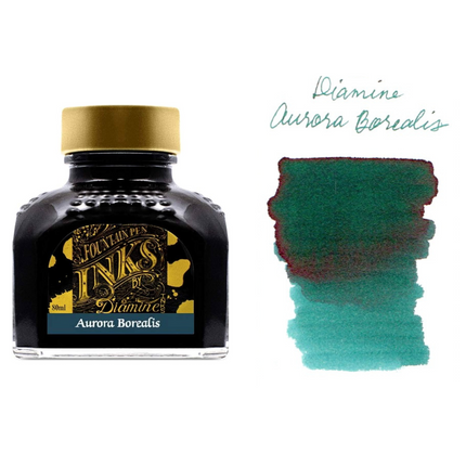 Diamine Fountain Pen Ink - Aurora Borealis