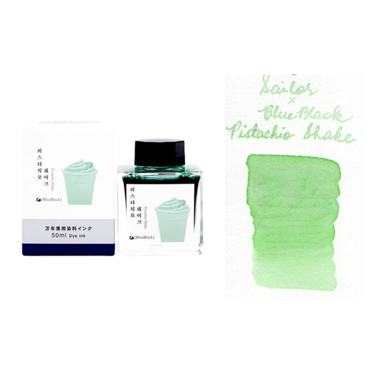 Sailor x BlueBlack Fountain Pen Ink - Pistachio Shake