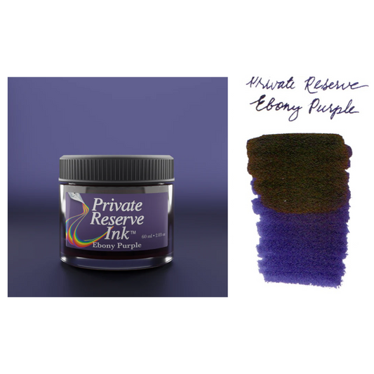 Private Reserve Ink Fountain Pen Ink - Ebony Purple